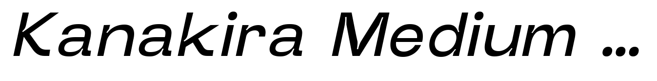 Kanakira Medium Inktrap Italic